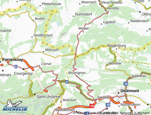 Mapa MICHELIN Lucelle - ViaMichelin