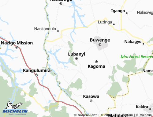 MICHELIN-Landkarte Lubanyi - ViaMichelin