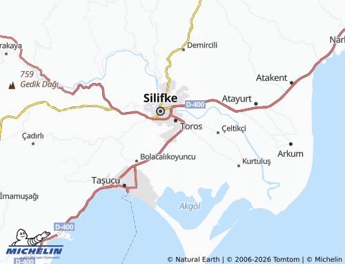 Mappa MICHELIN Yeni - ViaMichelin
