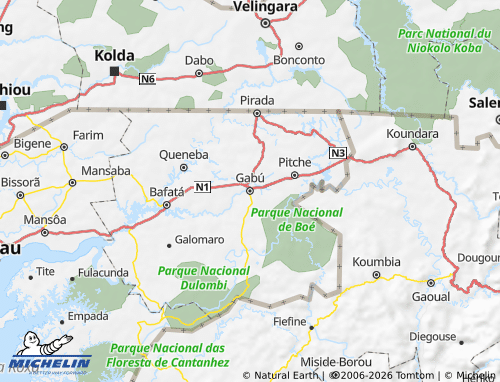 MICHELIN Leste map - ViaMichelin