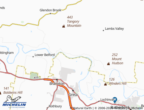 Mapa MICHELIN Stanhope - ViaMichelin