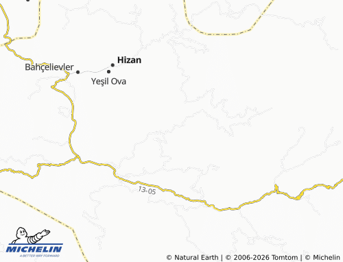 MICHELIN Akşar map - ViaMichelin