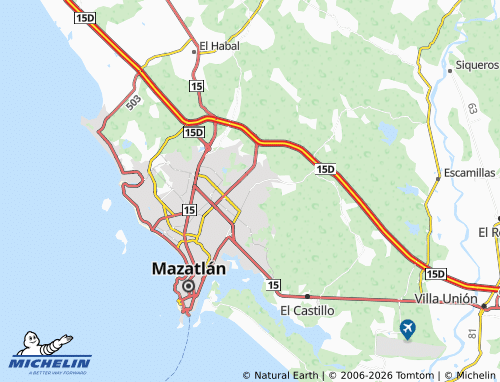 MICHELIN Doña Chonita map - ViaMichelin