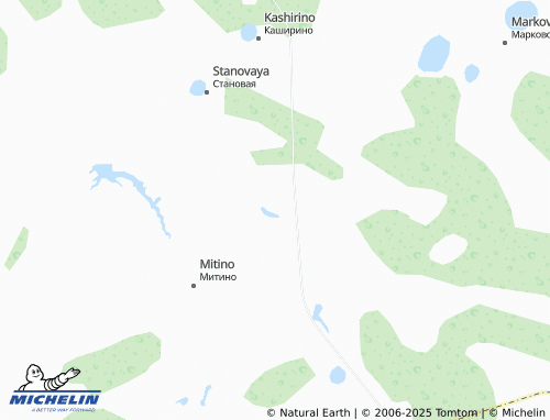 MICHELIN Kozlovo map - ViaMichelin