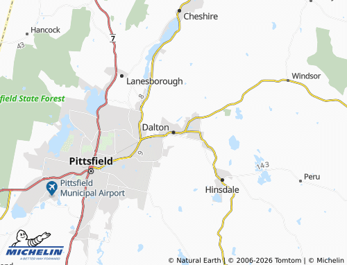 Carte MICHELIN Dalton - ViaMichelin