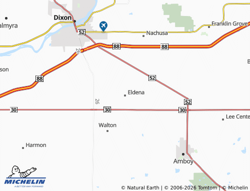 Mapa MICHELIN Eldena - ViaMichelin