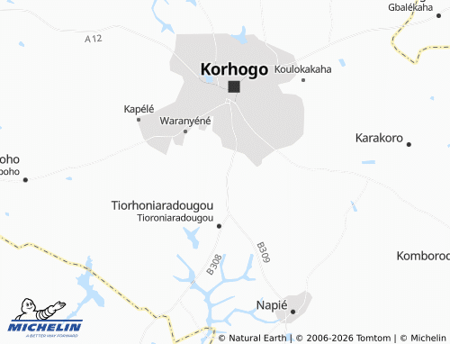 MICHELIN-Landkarte Kafyédougou - ViaMichelin