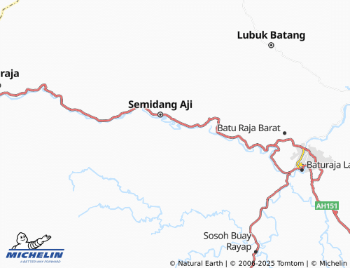 MICHELIN Kebun Jati map - ViaMichelin
