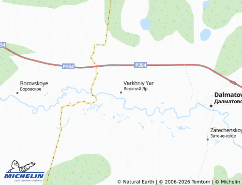 MICHELIN-Landkarte Verkhniy Yar - ViaMichelin