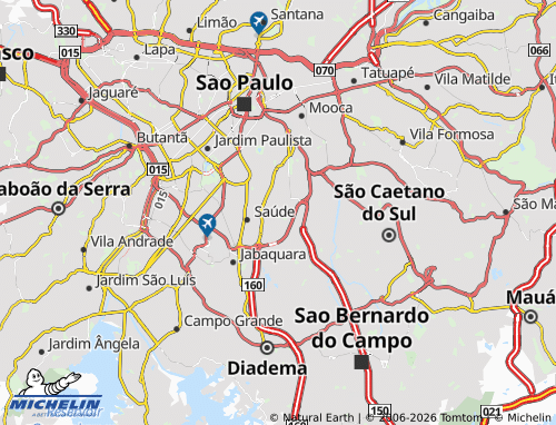 Mapa MICHELIN Cursino - ViaMichelin