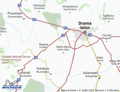 MICHELIN Nikotsaras map - ViaMichelin