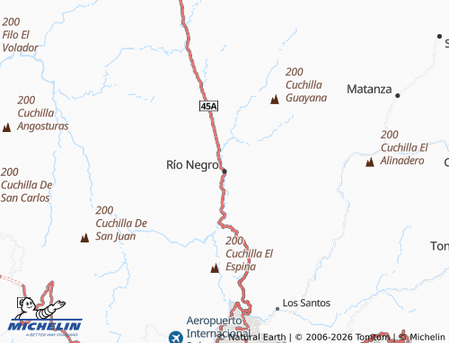 Mappa MICHELIN Río Negro - ViaMichelin
