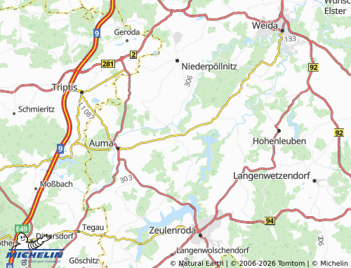 MICHELIN Wöhlsdorf map - ViaMichelin