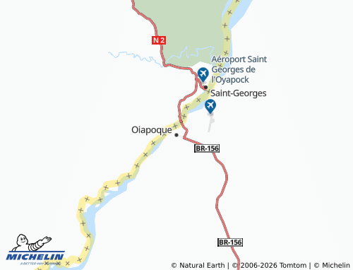 Mappa MICHELIN Oiapoque - ViaMichelin