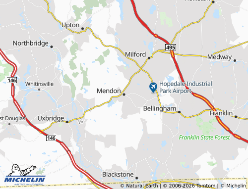 Mappa MICHELIN Mendon - ViaMichelin