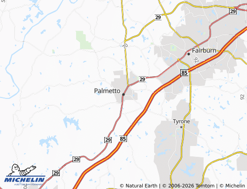 MICHELIN Palmetto map - ViaMichelin