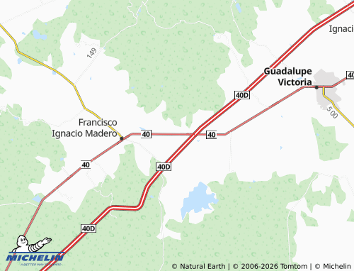 Mapa MICHELIN José Jerónimo Hernández - ViaMichelin