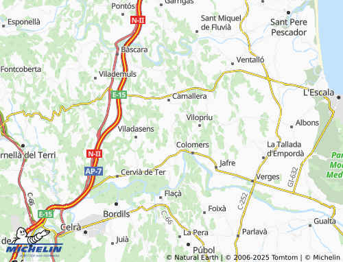 Mappa MICHELIN Gaüses - ViaMichelin