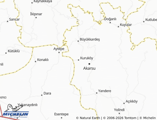 MICHELIN Kuruköy map - ViaMichelin