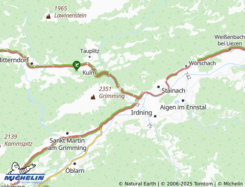 Carte MICHELIN Untergrimming - ViaMichelin