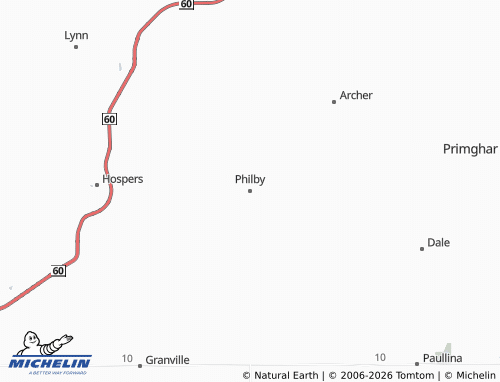 Mappa MICHELIN Philby - ViaMichelin