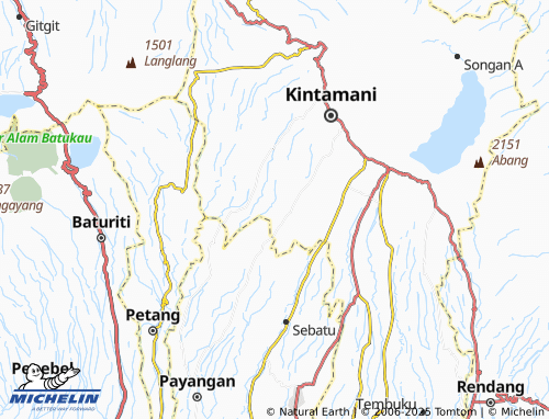 MICHELIN Mangguh map - ViaMichelin