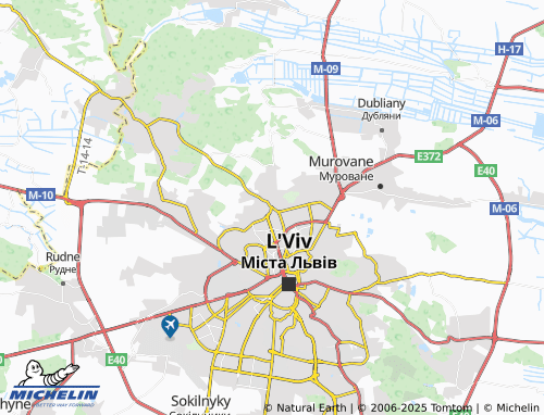 MICHELIN Shevchenkivskyi map - ViaMichelin