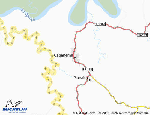 MICHELIN-Landkarte Capanema - ViaMichelin