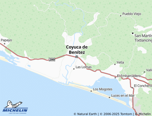 MICHELIN Fraccionamiento del Río map - ViaMichelin