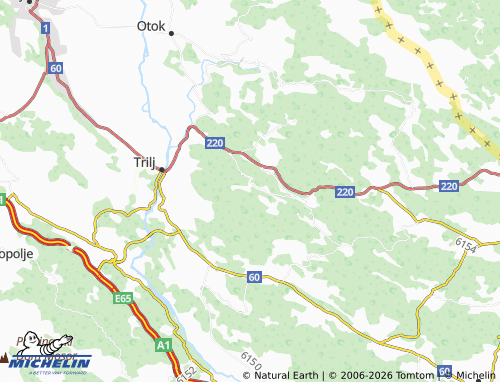 MICHELIN Žuljevići map - ViaMichelin