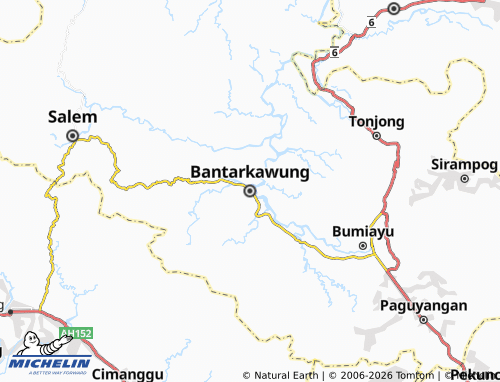 Carte MICHELIN Bantarkawung - ViaMichelin