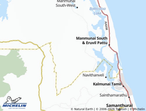Mappa MICHELIN Nellikkadu - ViaMichelin