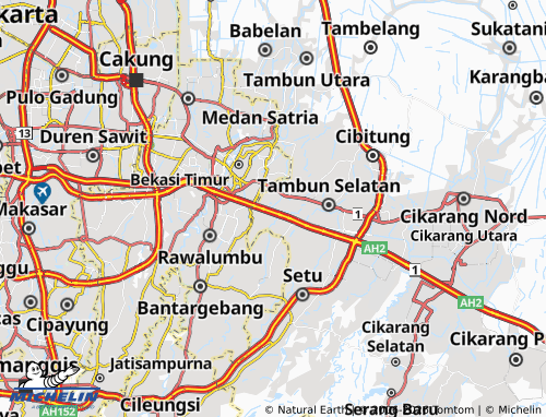 MICHELIN Jatimulya map - ViaMichelin