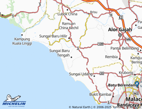 Carte MICHELIN Taman Bidara Indah - ViaMichelin