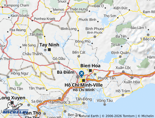 Mapa MICHELIN Bến Cát - ViaMichelin