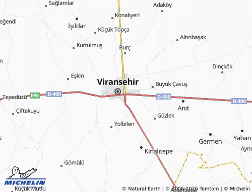 MICHELIN Özal map - ViaMichelin