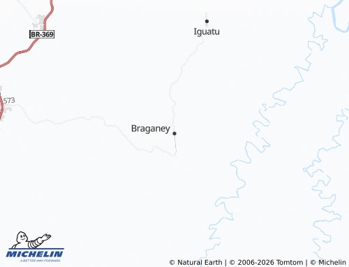 MICHELIN Braganey map - ViaMichelin