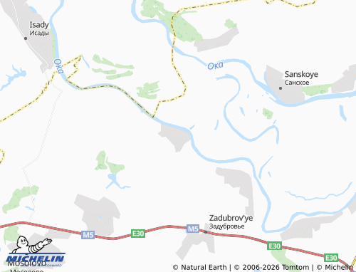 MICHELIN Pustopol'ye map - ViaMichelin