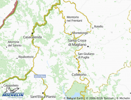 MICHELIN-Landkarte Bonefro - ViaMichelin