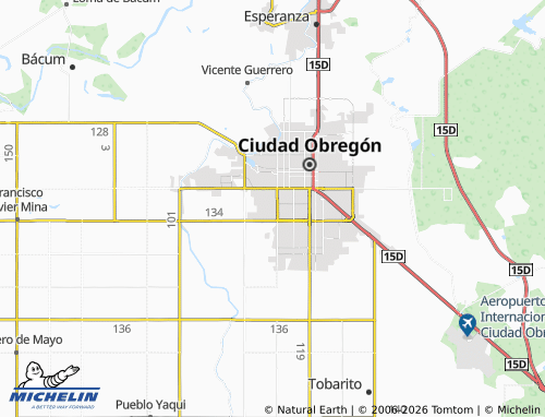 MICHELIN Libertad map - ViaMichelin