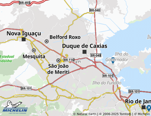 MICHELIN Parque Analândia map - ViaMichelin