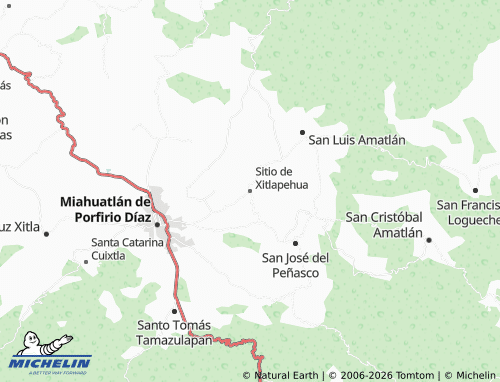 Mappa MICHELIN Sitio de Xitlapehua - ViaMichelin
