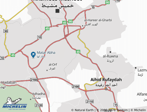 MICHELIN-Landkarte Dhalalah - ViaMichelin