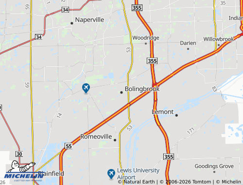 Mappa MICHELIN Bolingbrook - ViaMichelin