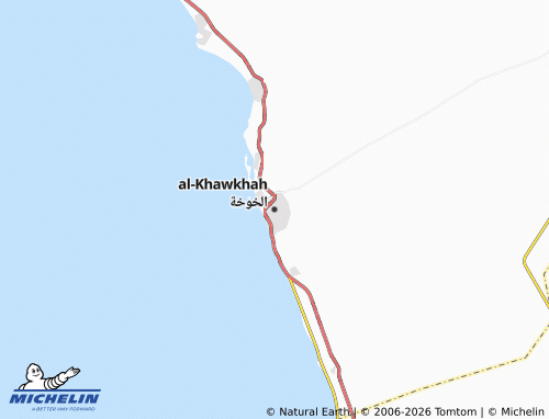 Mappa MICHELIN al-Khawkhah - ViaMichelin