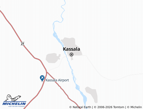 MICHELIN-Landkarte Kassala - ViaMichelin