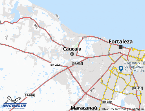 Carte MICHELIN Açude - ViaMichelin