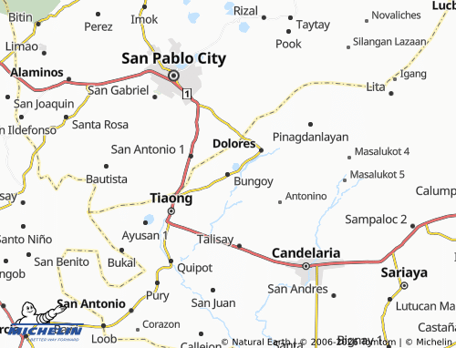 MICHELIN Bungoy map - ViaMichelin