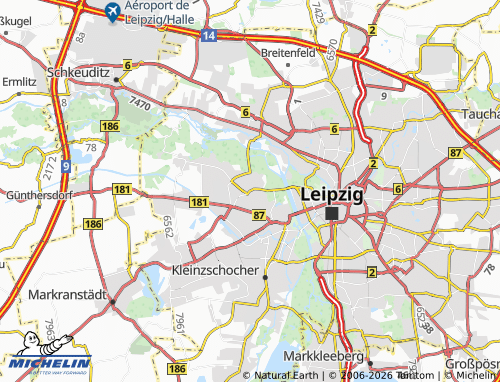 MICHELIN Leutzsch map - ViaMichelin