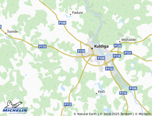 MICHELIN Priedaine map - ViaMichelin